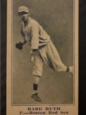 Babe Ruth sporting news 1915 original M101-4